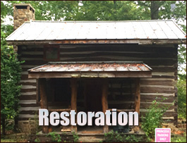 Historic Log Cabin Restoration  Hamler, Ohio